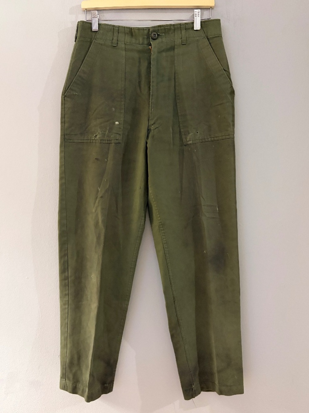 vintage us army OG507 utility pants